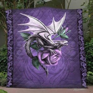 Dragon And Rose Quilt Blanket Yhp8  Quilt